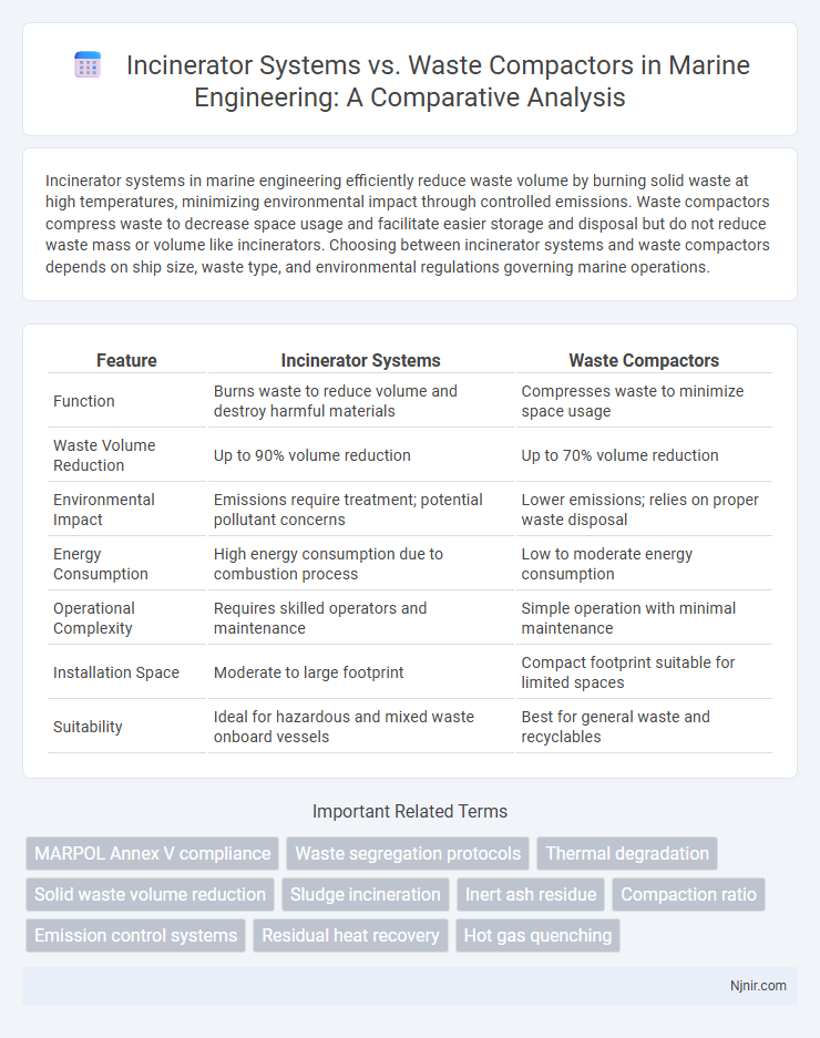 Incinerator Systems vs. Waste Compactors in Marine Engineering: A Comparative Analysis