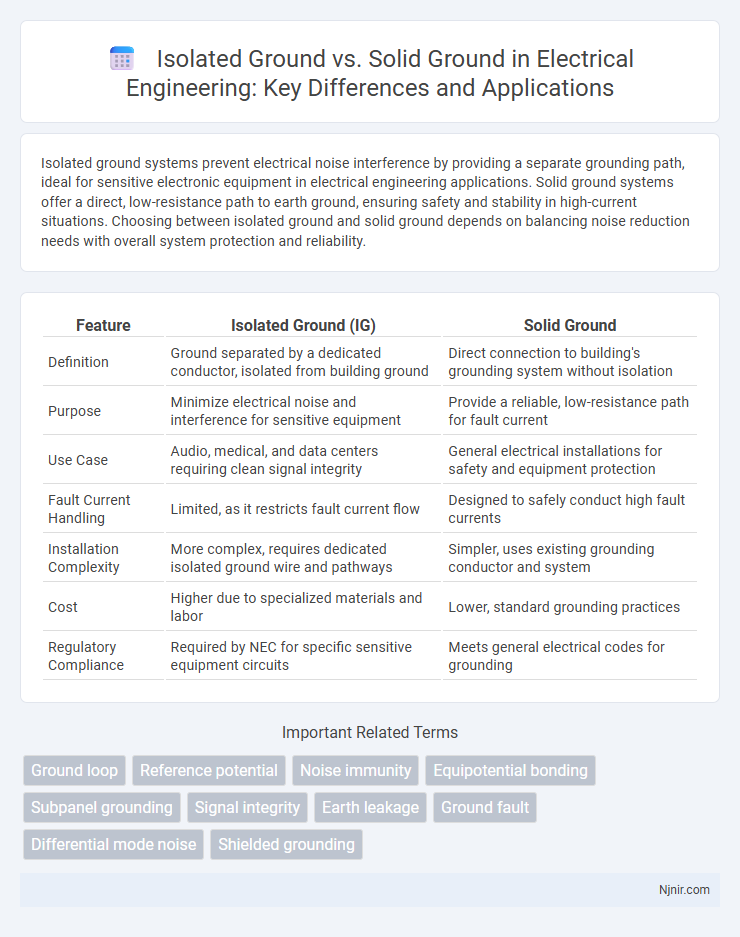 Isolated Ground vs. Solid Ground in Electrical Engineering: Key Differences and Applications