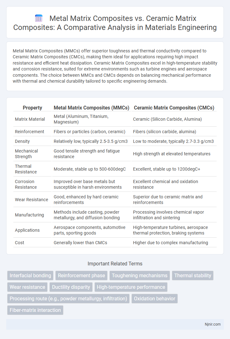 Metal Matrix Composites vs. Ceramic Matrix Composites: A Comparative Analysis in Materials Engineering