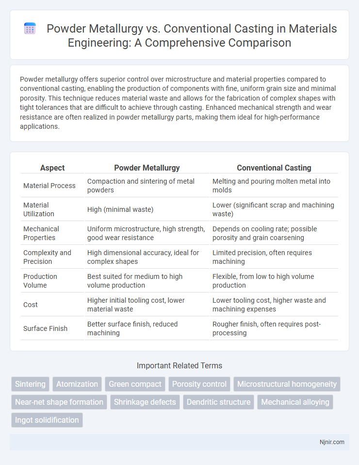 Powder Metallurgy vs. Conventional Casting in Materials Engineering: A Comprehensive Comparison