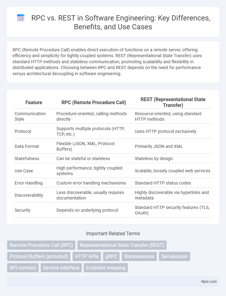RPC vs. REST in Software Engineering: Key Differences, Benefits, and Use Cases