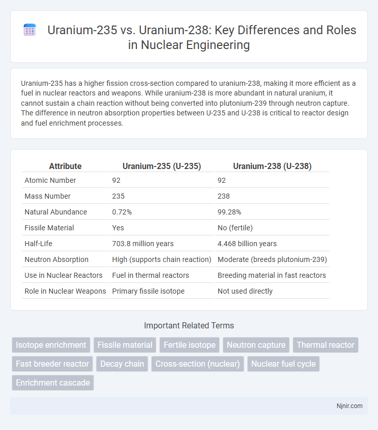 Uranium-235 vs. Uranium-238: Key Differences and Roles in Nuclear Engineering