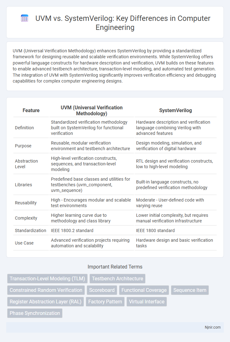 UVM vs. SystemVerilog: Key Differences in Computer Engineering