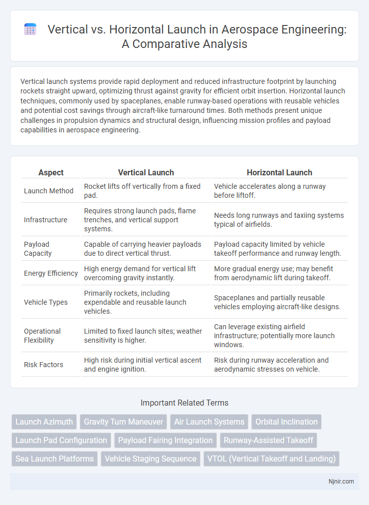 Vertical vs. Horizontal Launch in Aerospace Engineering: A Comparative Analysis