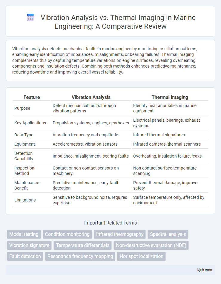 Vibration Analysis vs. Thermal Imaging in Marine Engineering: A Comparative Review
